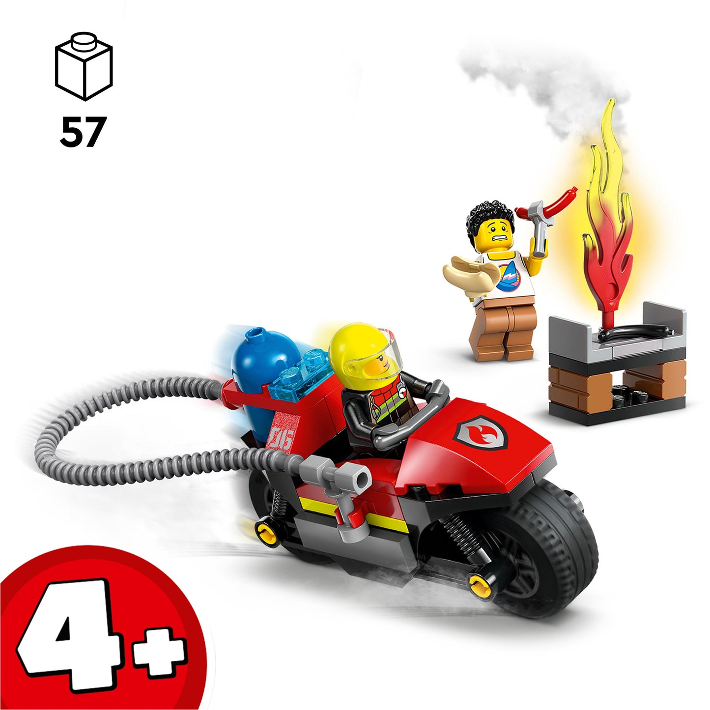 Lego City 60410 Fire Rescue Motorcycle