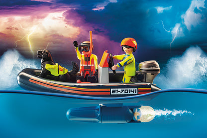 Playmobil 70141 City Action Sea Rescue Water Rescue with Dog