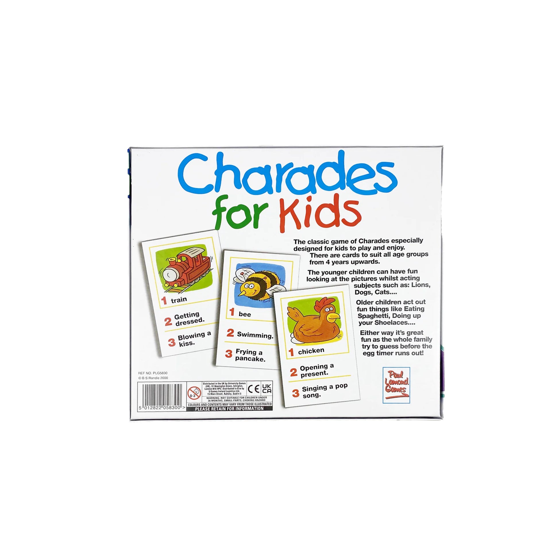 University Games Charades For Kids