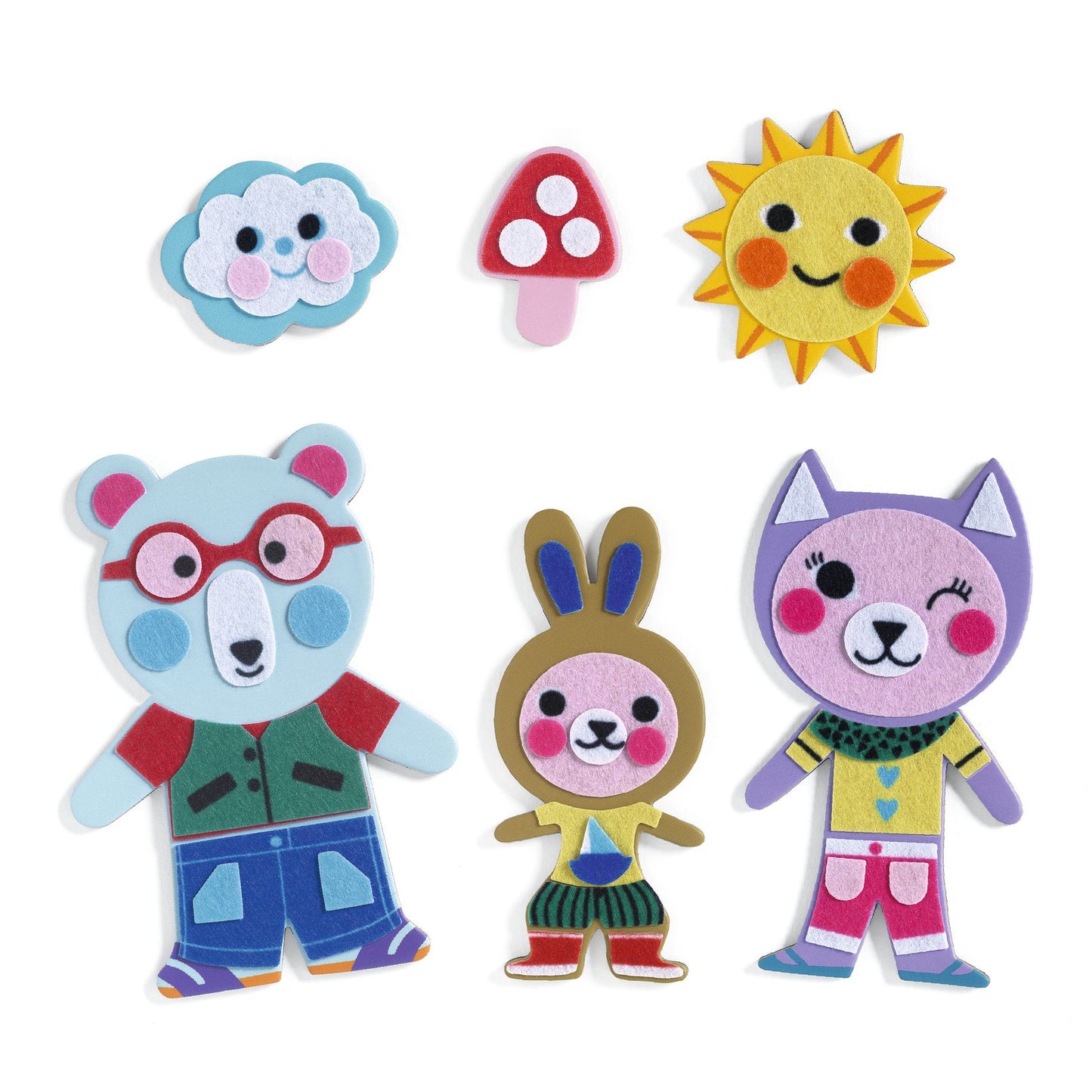 Djeco DIY Magnets To Decorate Funky Family