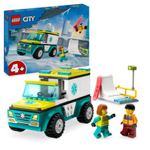 Lego City 60403 Emergency Ambulance and Snowboarder