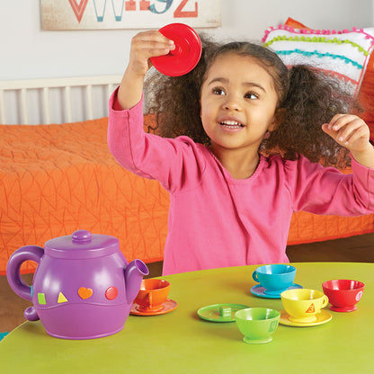 Learning Resources Serving Shapes Tea Set