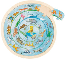 Goki Puzzle Animal Circle