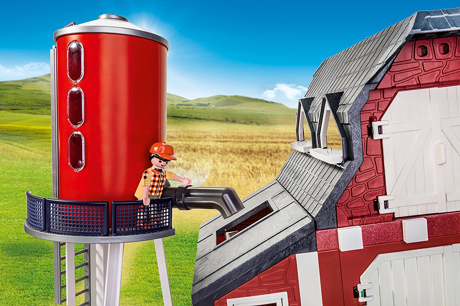 Playmobil 9315 Barn With Silo