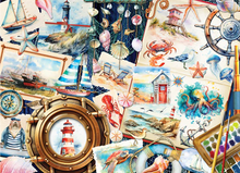 Cobble Hill Puzzles 1000 Pieces Seashore Sketchbook