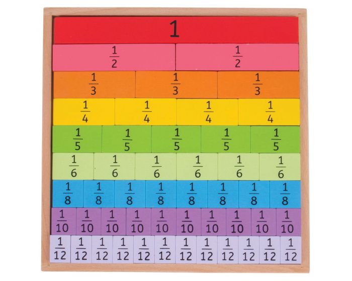 BigJigs Fractions Tray