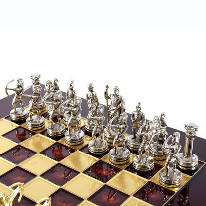 Manopoulos Archers Metal Chess Set