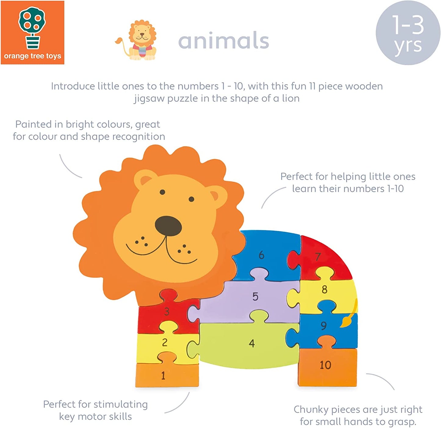 Orange Tree Toys Lion Puzzle