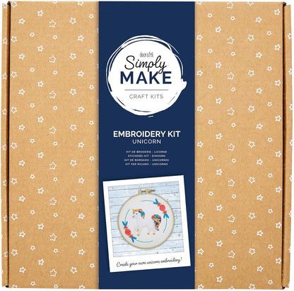 Simply Make Embroidery Kit Unicorn