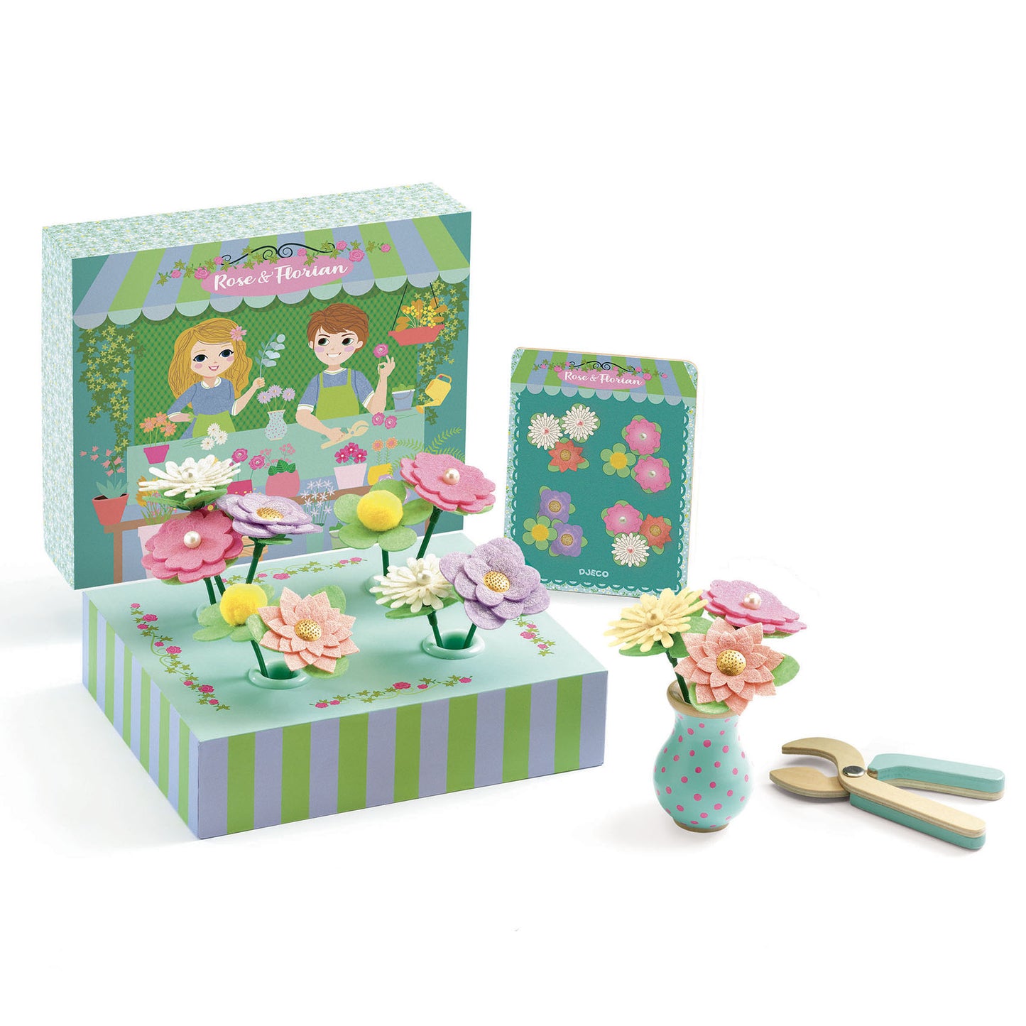 Djeco Rose & Florian - Create Bouquets With A Model