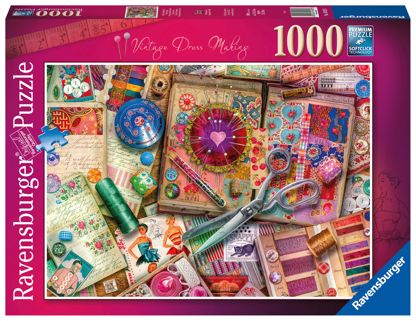 Ravensburger Vintage Dressmaking, Aimee Stewart 1000pc