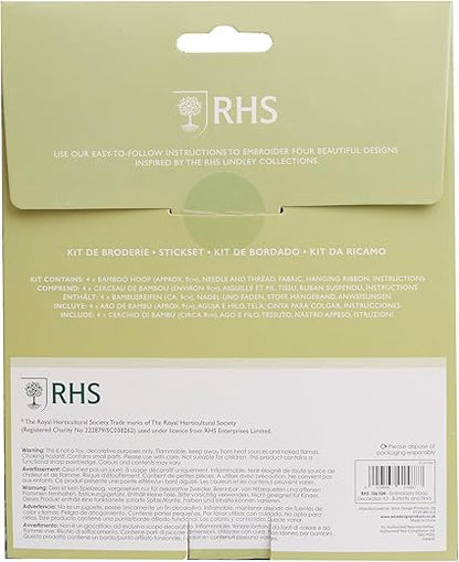 RHS Embroidery Hoop Decoration Kit - Butterfly And Flora