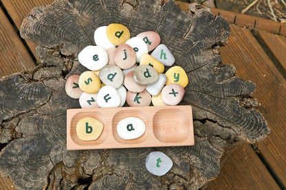 Yellow Door 3-Pebble Word-building Tray