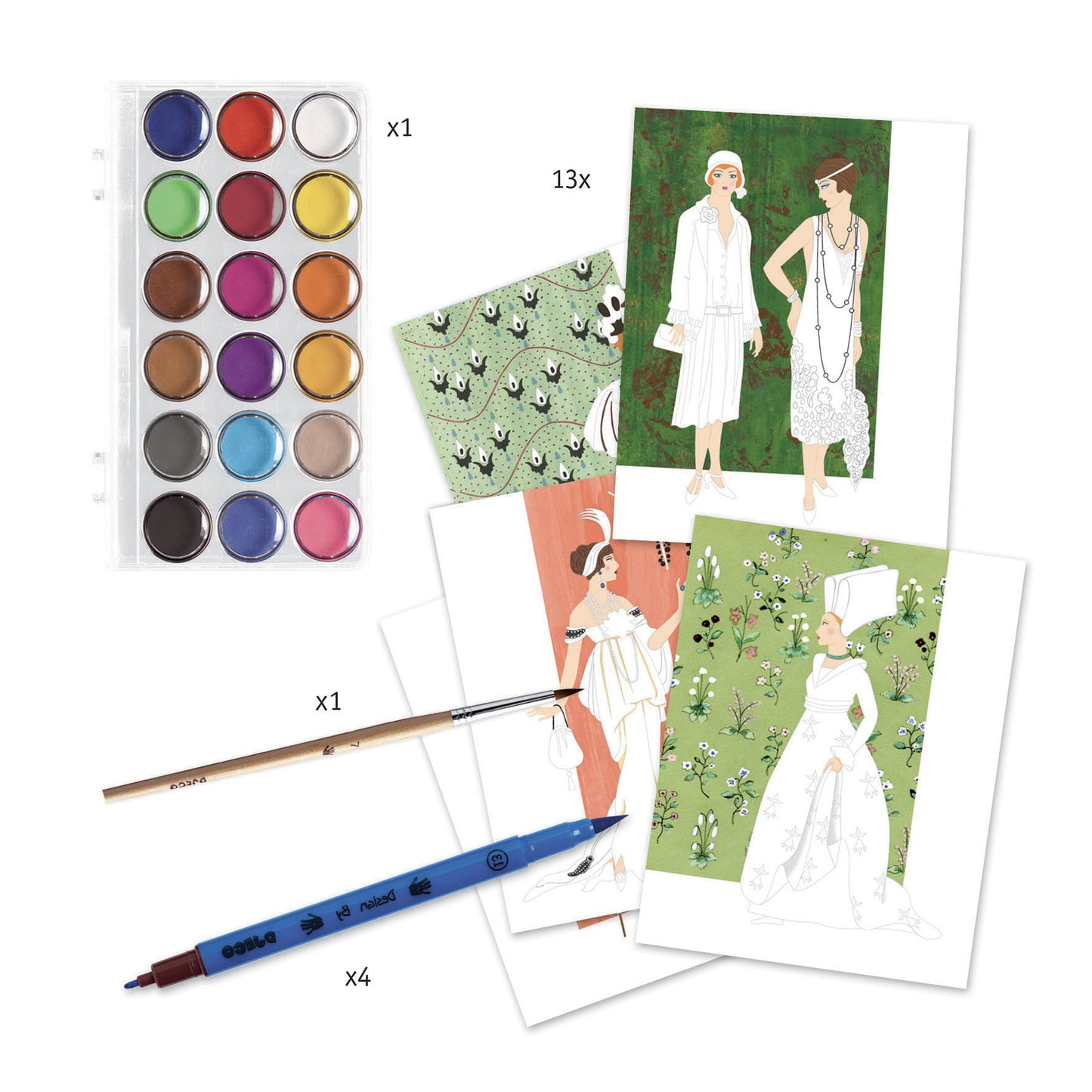 Djeco Dresses Throughout The Ages (F)