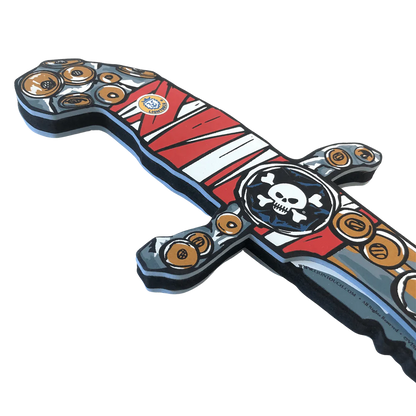 Liontouch Pirate Red Stripe Knife
