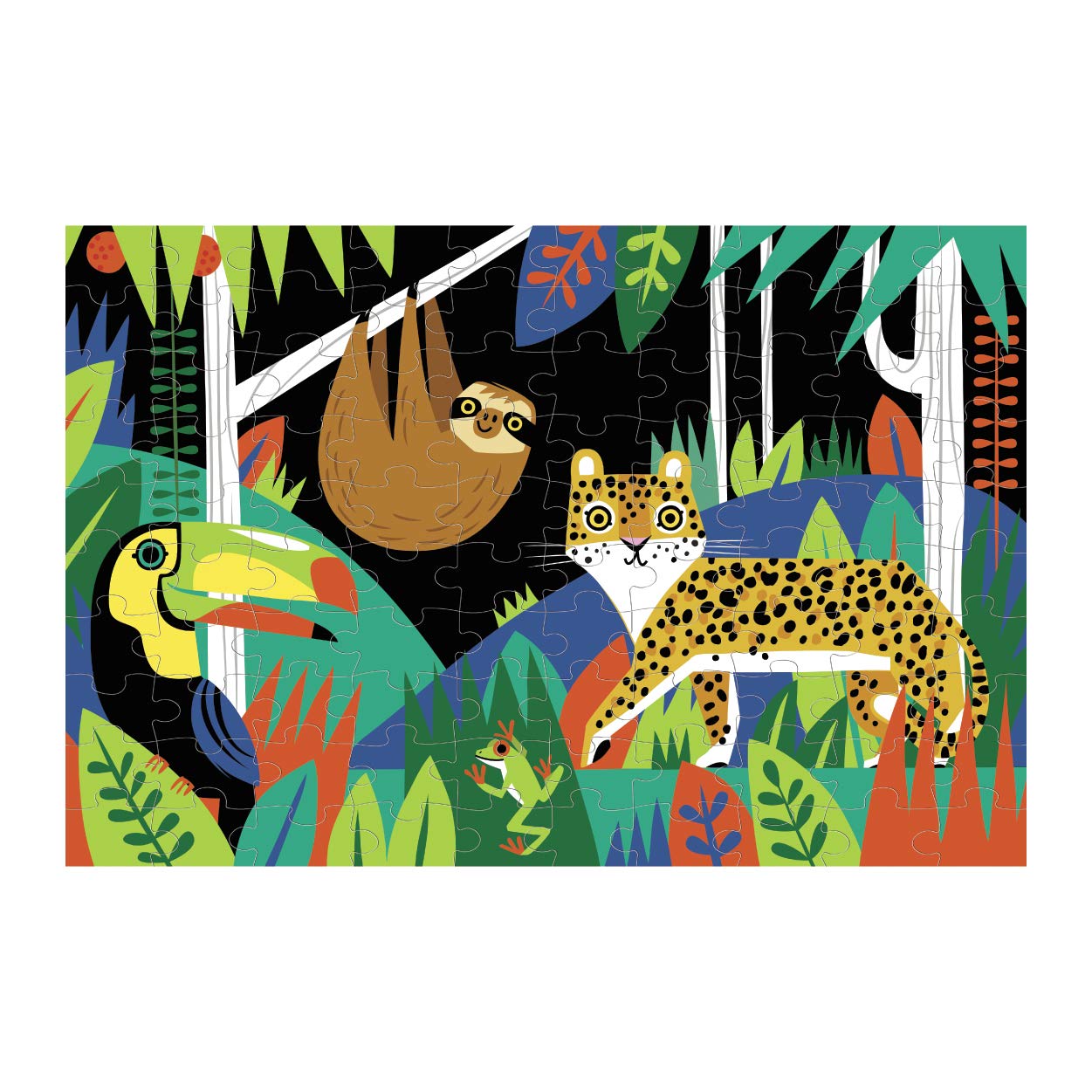 Mudpuppy's Rainforest Glow in the Dark Puzzle