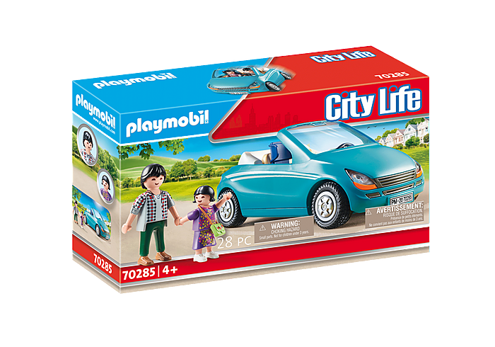 Playmobil 70285 City Life Pre-School Family with Car