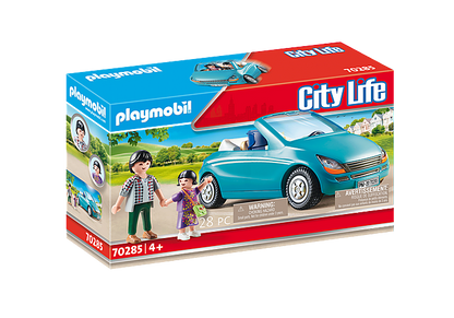 Playmobil 70285 City Life Pre-School Family with Car