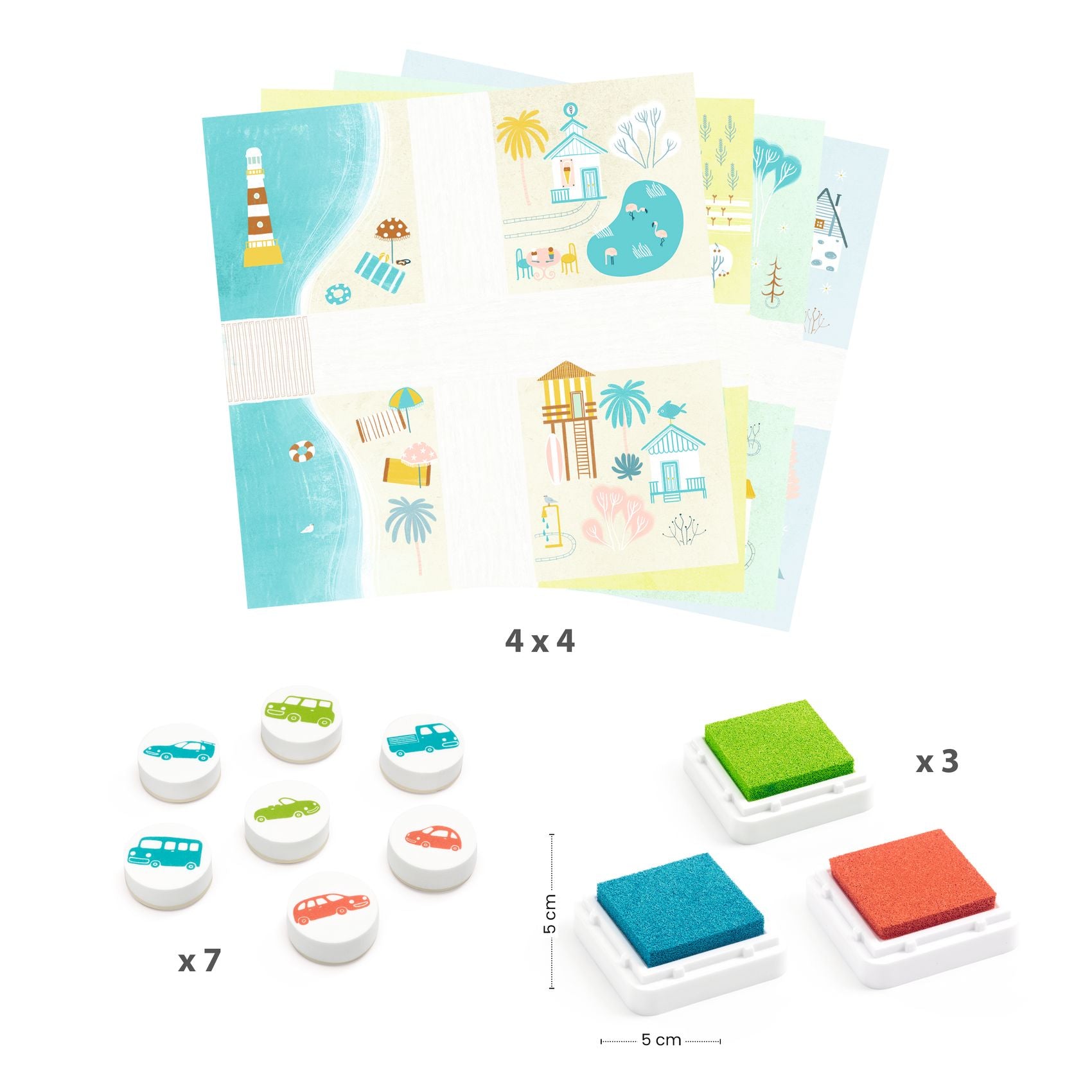Djeco Stamps Traffic
