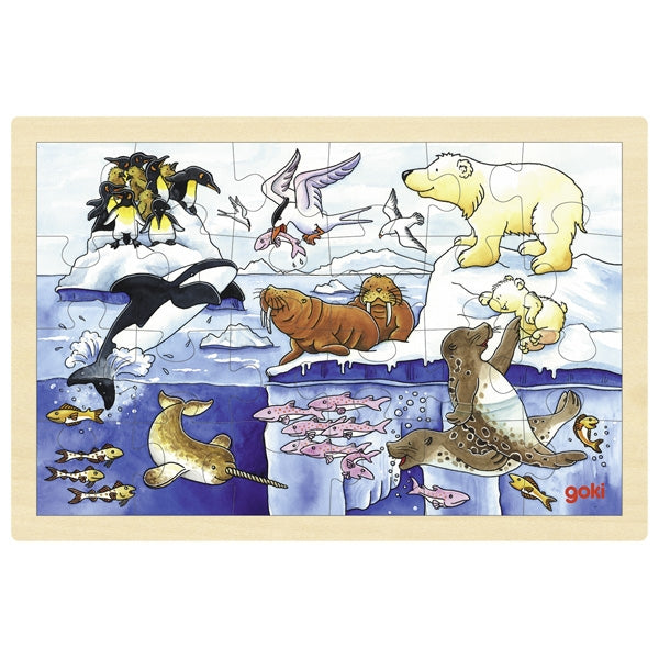 Goki Puzzle Artic Animals