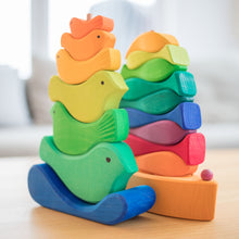 Gluckskafer 7 Piece Bird Stacker
