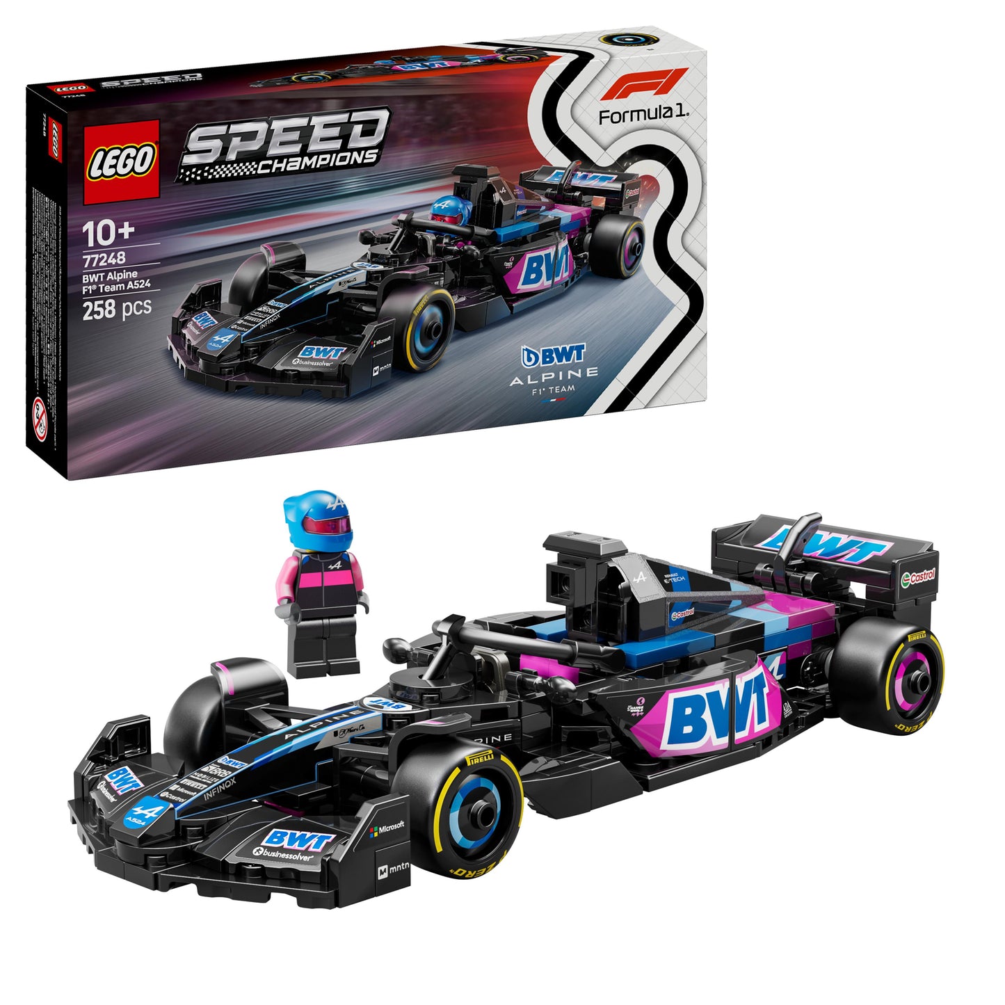 Lego Speed Champions 77248 BWT Alpine F1® Team A524 Race Car