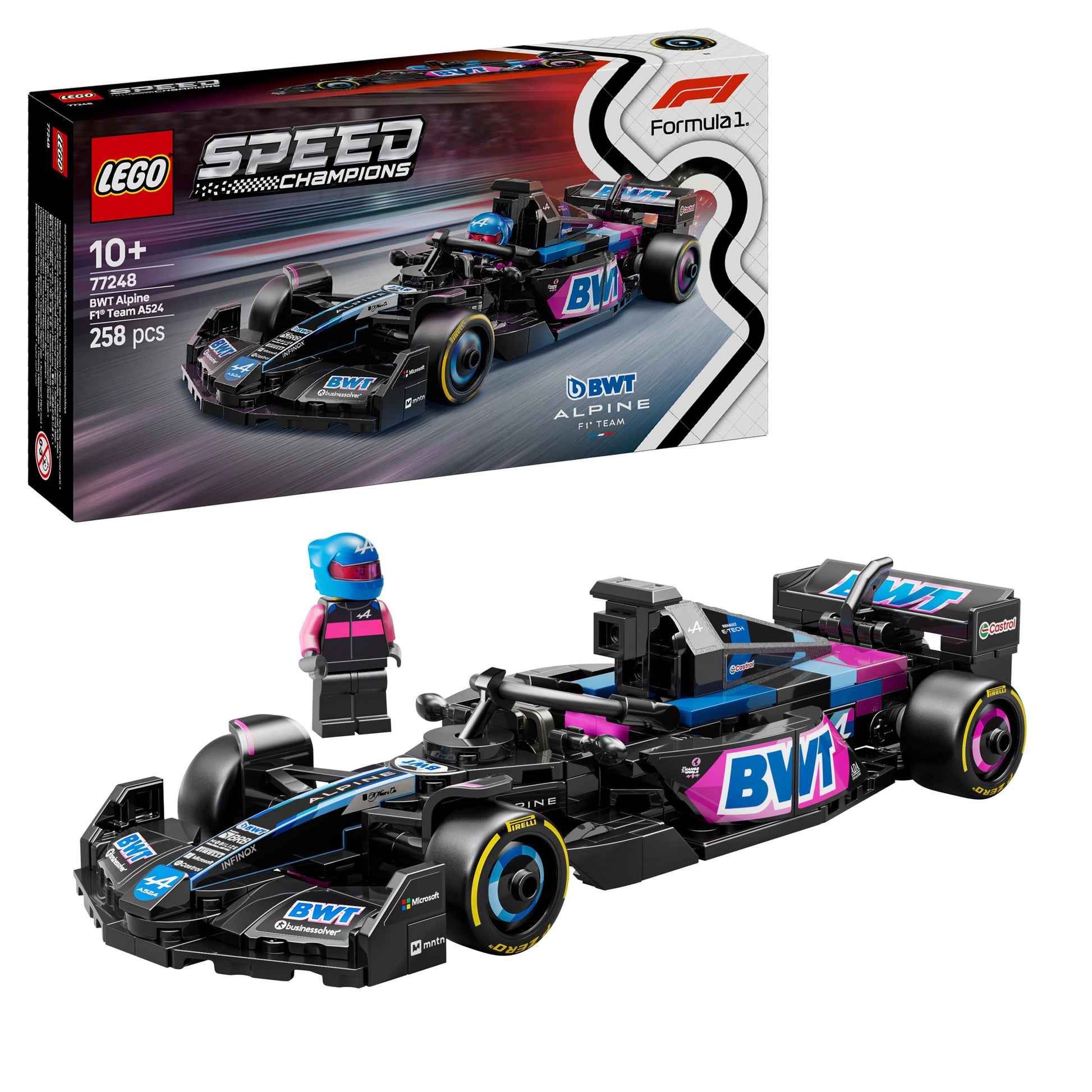Lego Speed Champions 77248 BWT Alpine F1® Team A524 Race Car
