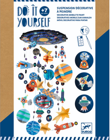 Djeco DIY Decorative Mobile to Paint - Solar System