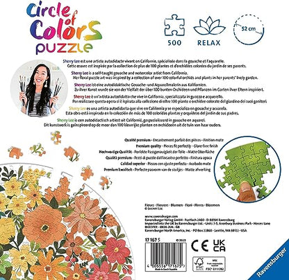Ravensburger Flowers Circular, 500pc