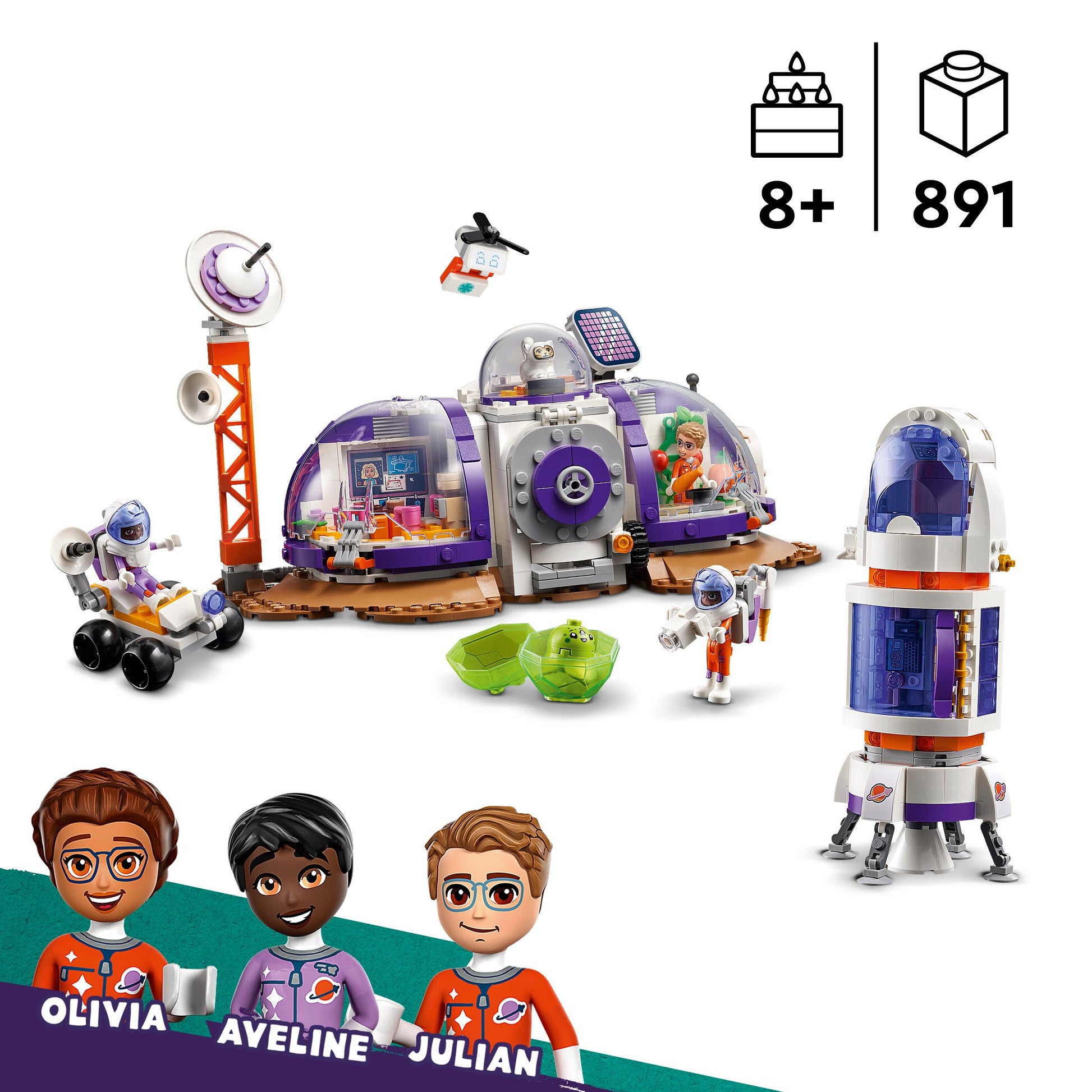 Lego Friends 42605 Mars Space Base and Rocket ( R)
