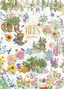 Cobble Hill Puzzles 1000 Pieces Save The Bees