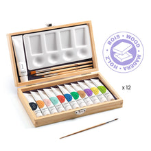 Djeco 12 Gouaches - Artist's Box Colours For Older Ones