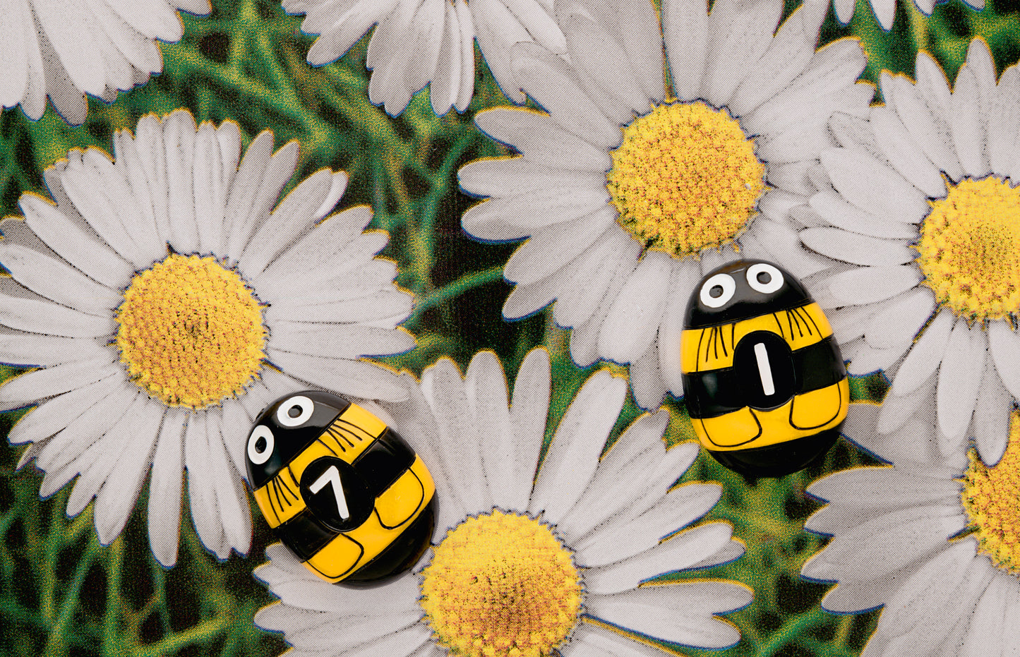 Yellow Door Honey Bee Number Stones