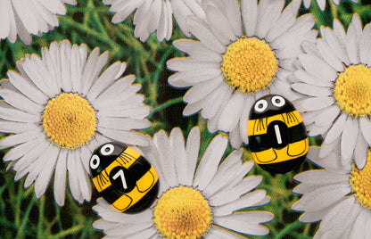 Yellow Door Honey Bee Number Stones
