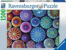 Ravensburger Radiating Rainbow Mandalas, 1500pc