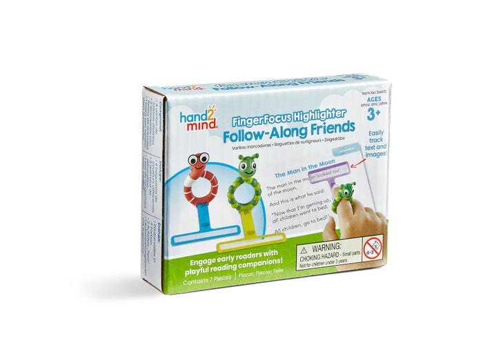 Learning Resources hand2mind FingerFocus® Highlighter Follow-Along Friends