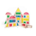 guidecraft Rainbow Blocks - 30 pc. set