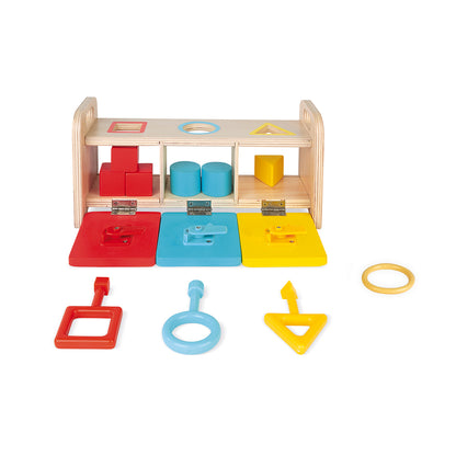 Janod Shape Sorter Box with Keys