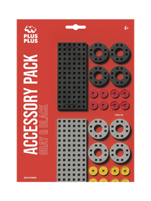 Plus Plus Accessory Pack Grey/Black