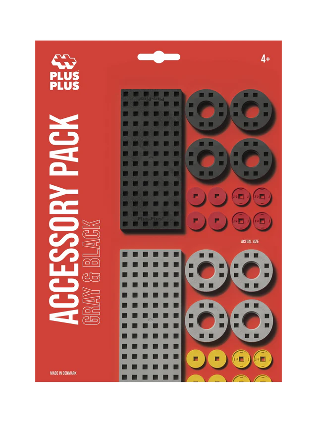 Plus Plus Accessory Pack Grey/Black