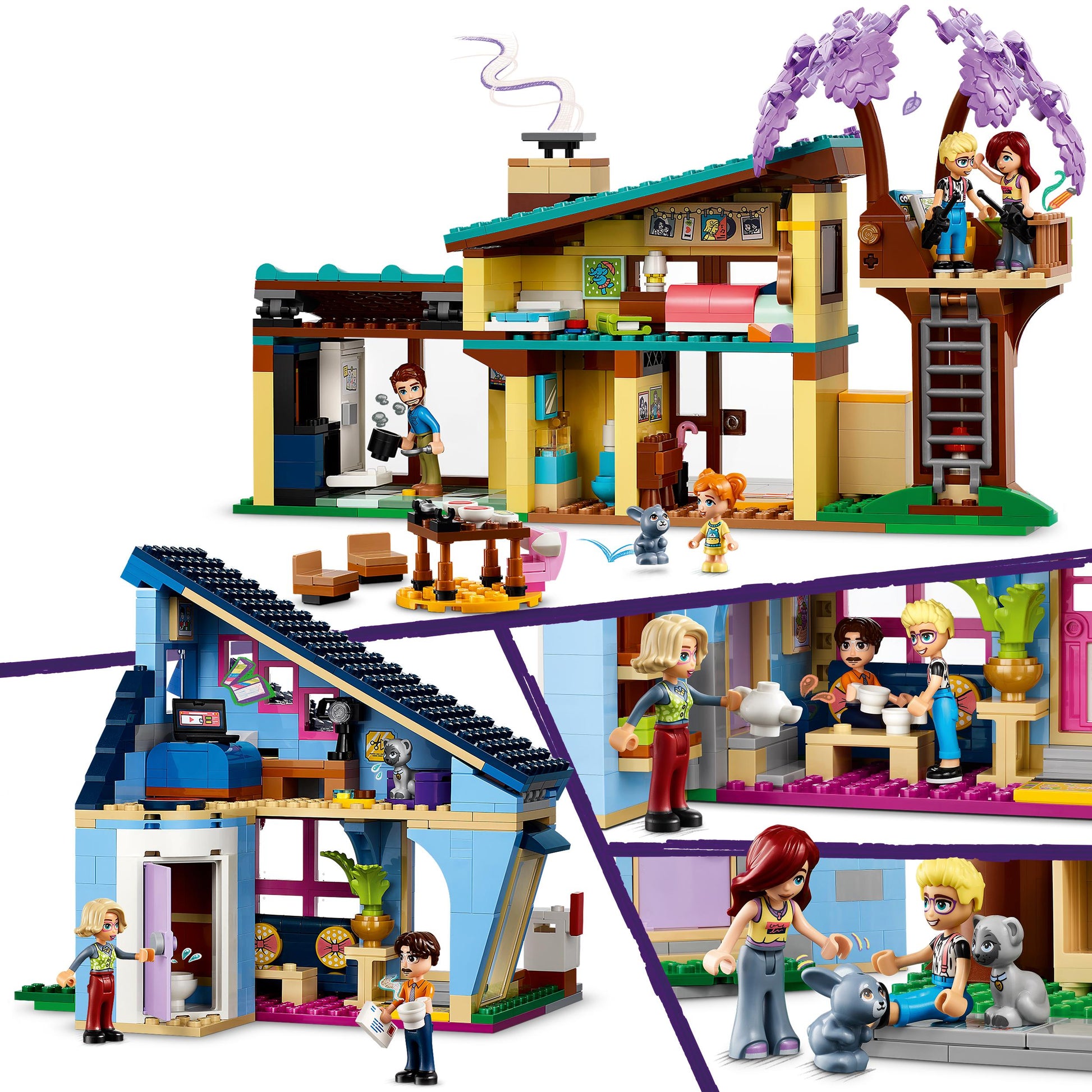 Lego Friends 42620 Olly and Paisley's Family Houses