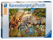 Ravensburger Animals at the Waterhole, 500pc Jigsaw Puzzle