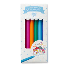 Djeco 6 0.7 Fine Point Gel Pens