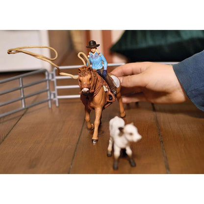 Schleich Cowboy Team Roping Fun