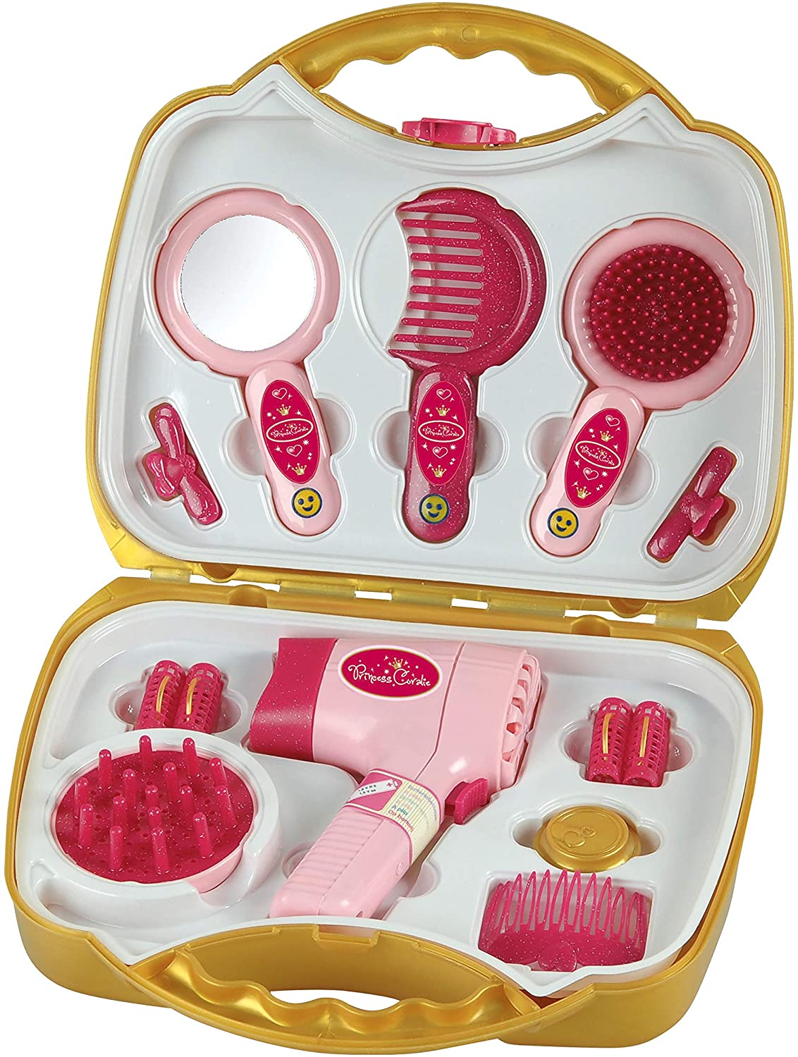 Klein Princess Coralie Hairstyling Case, large + electrical hairdryer