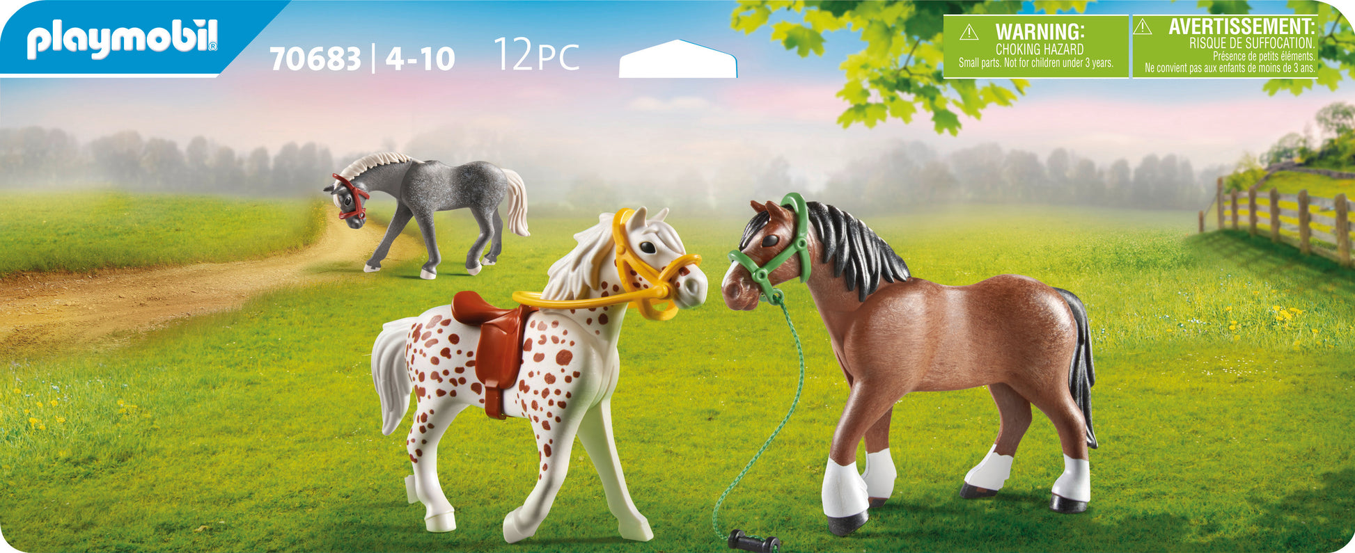 Playmobil 70683 Country Pony Farm Three Horses (D)