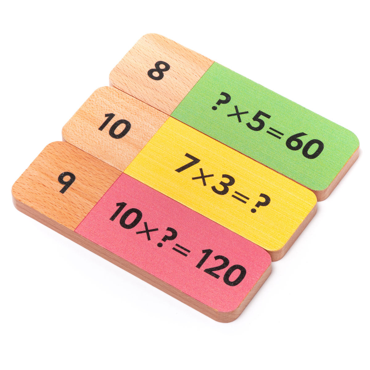 Educational Advantage Wooden Multiplication Dominoes