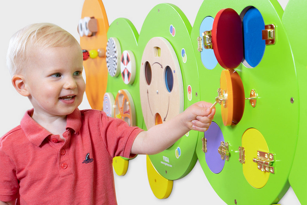 Viga Caterpillar Activity Wall Panels