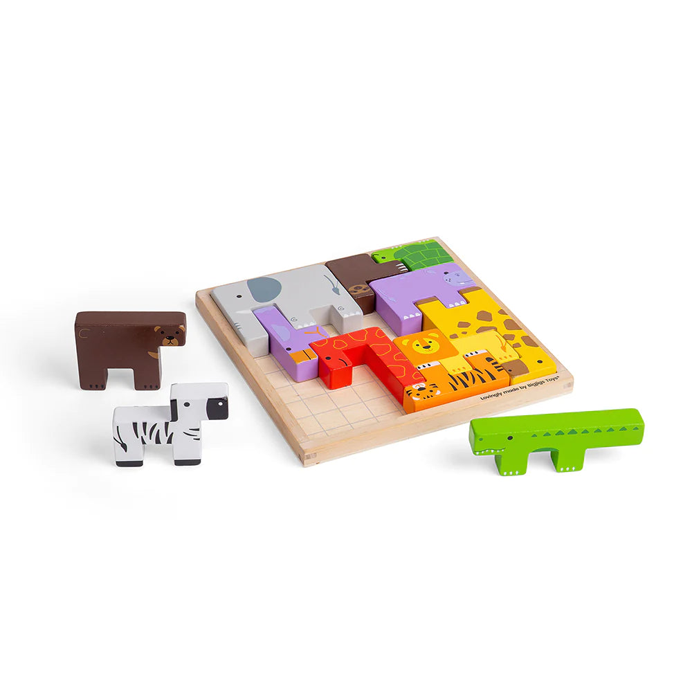 BigJigs Animal Lock-A-Block