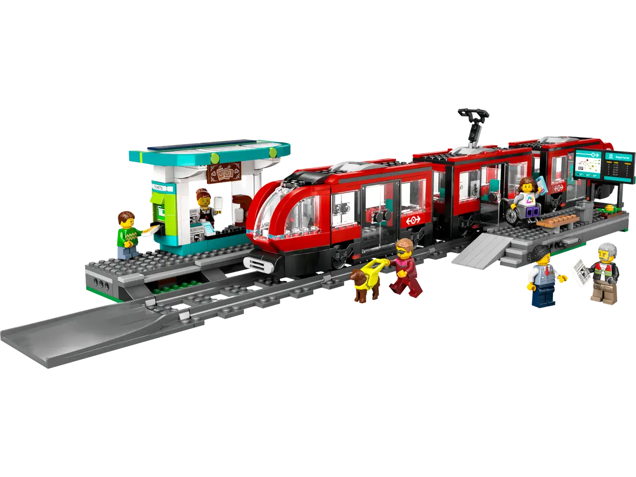 Lego City 60423 Downtown Streetcar and Station